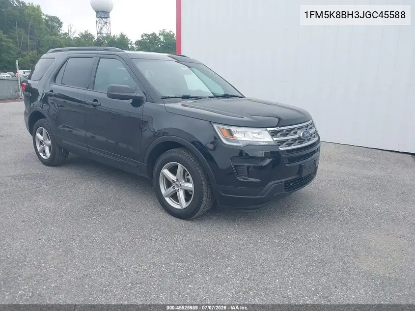 2018 Ford Explorer VIN: 1FM5K8BH3JGC45588 Lot: 45525989