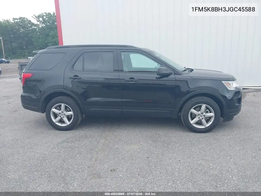 2018 Ford Explorer VIN: 1FM5K8BH3JGC45588 Lot: 45525989