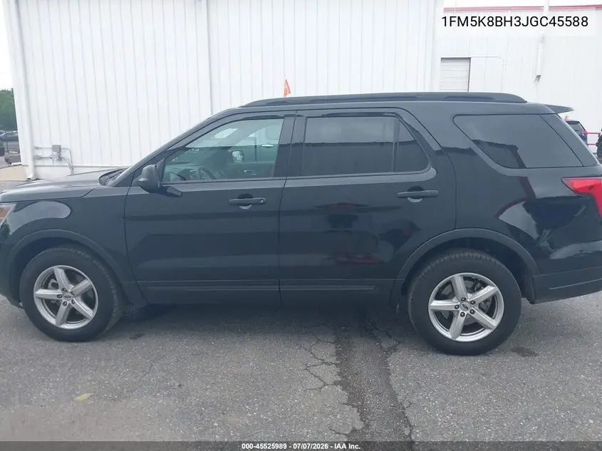 2018 Ford Explorer VIN: 1FM5K8BH3JGC45588 Lot: 45525989