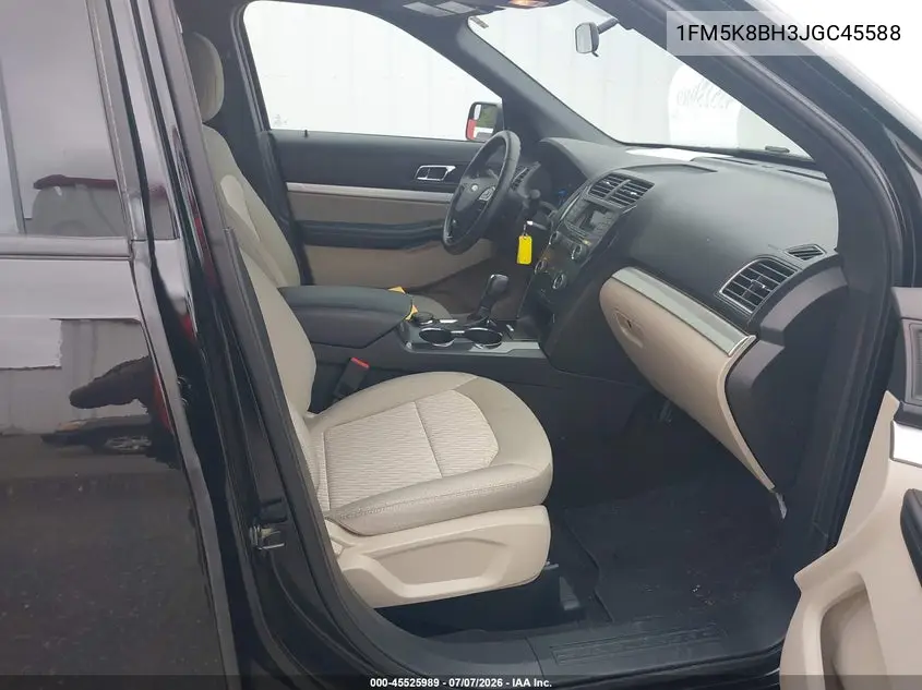 2018 Ford Explorer VIN: 1FM5K8BH3JGC45588 Lot: 45525989