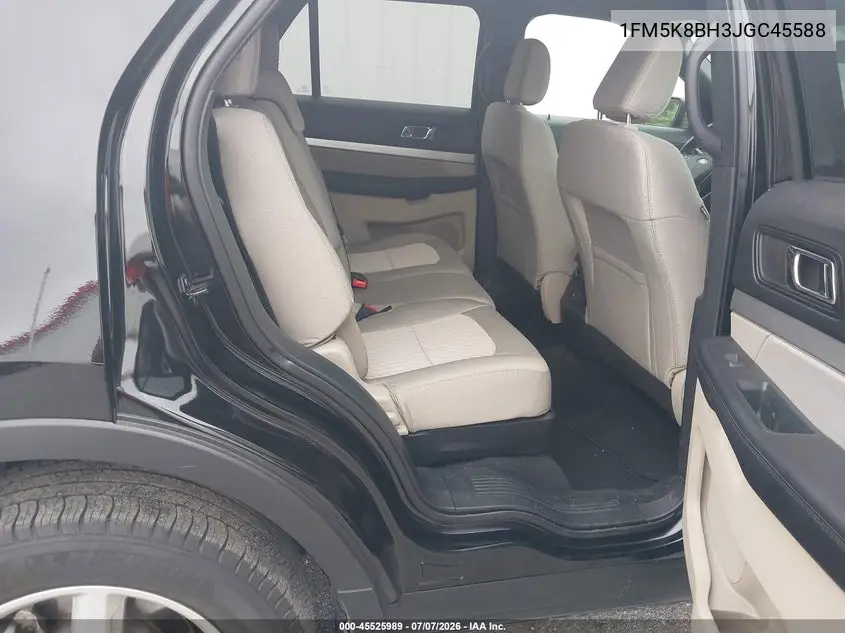 2018 Ford Explorer VIN: 1FM5K8BH3JGC45588 Lot: 45525989