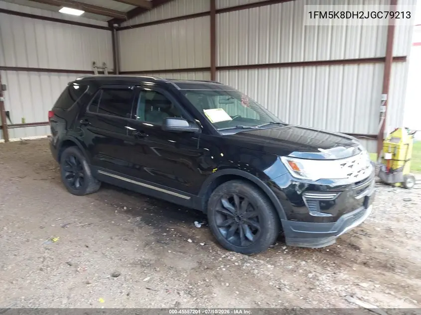2018 Ford Explorer Xlt VIN: 1FM5K8DH2JGC79213 Lot: 45587201