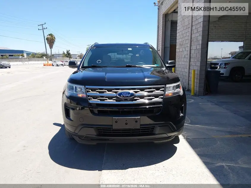 2018 Ford Explorer VIN: 1FM5K8BH1JGC45590 Lot: 45659358