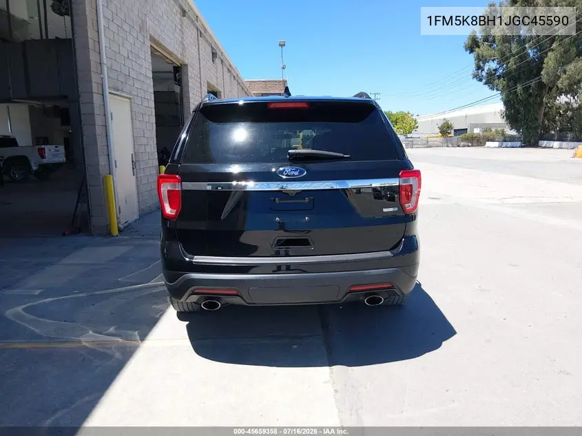 2018 Ford Explorer VIN: 1FM5K8BH1JGC45590 Lot: 45659358