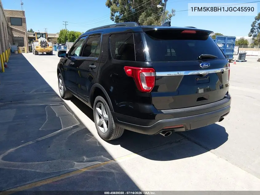 2018 Ford Explorer VIN: 1FM5K8BH1JGC45590 Lot: 45659358