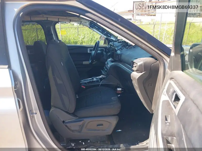 2021 Ford Explorer Xlt VIN: 1FMSK8DH8MGB69337 Lot: 45352394