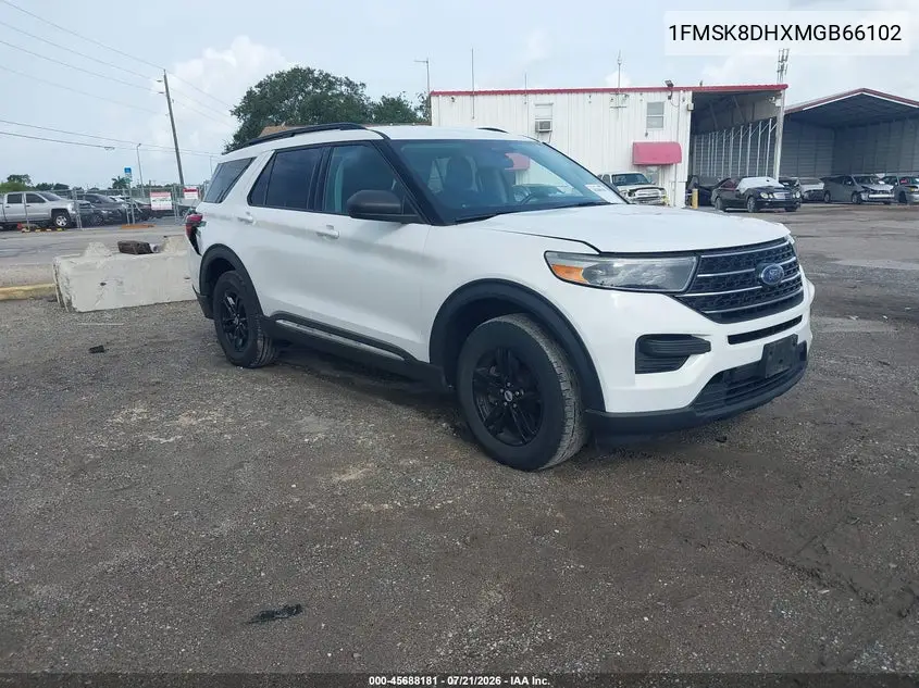 2021 Ford Explorer Xlt VIN: 1FMSK8DHXMGB66102 Lot: 45688181