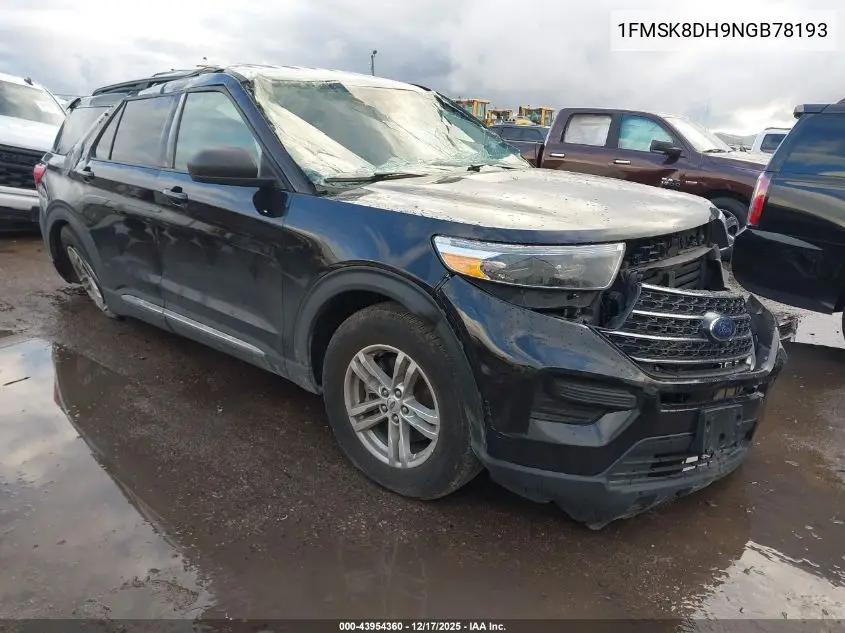 1FMSK8DH9NGB78193 2022 Ford Explorer Xlt
