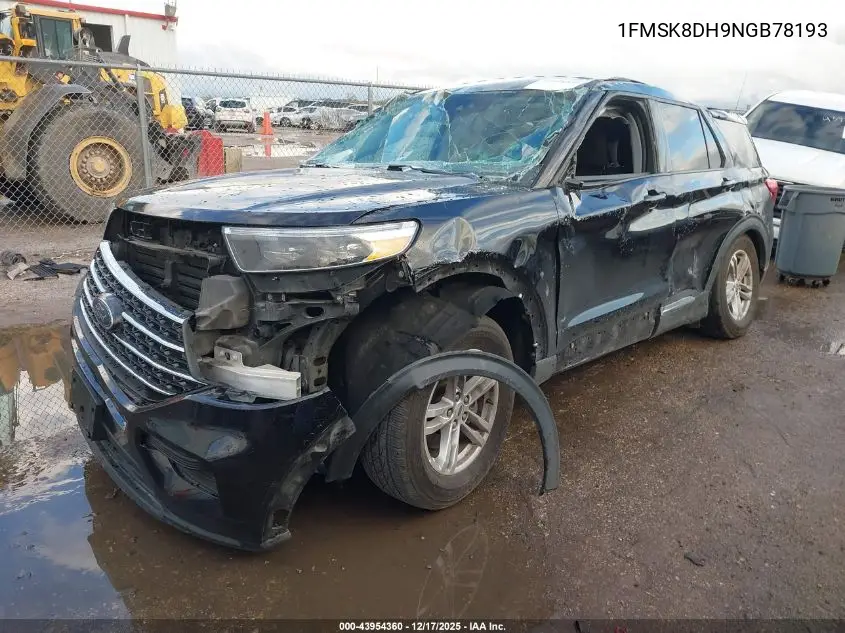 1FMSK8DH9NGB78193 2022 Ford Explorer Xlt