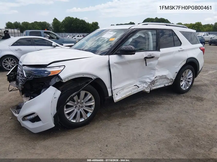 2023 Ford Explorer Limited VIN: 1FMSK7FH0PGB00461 Lot: 45594495