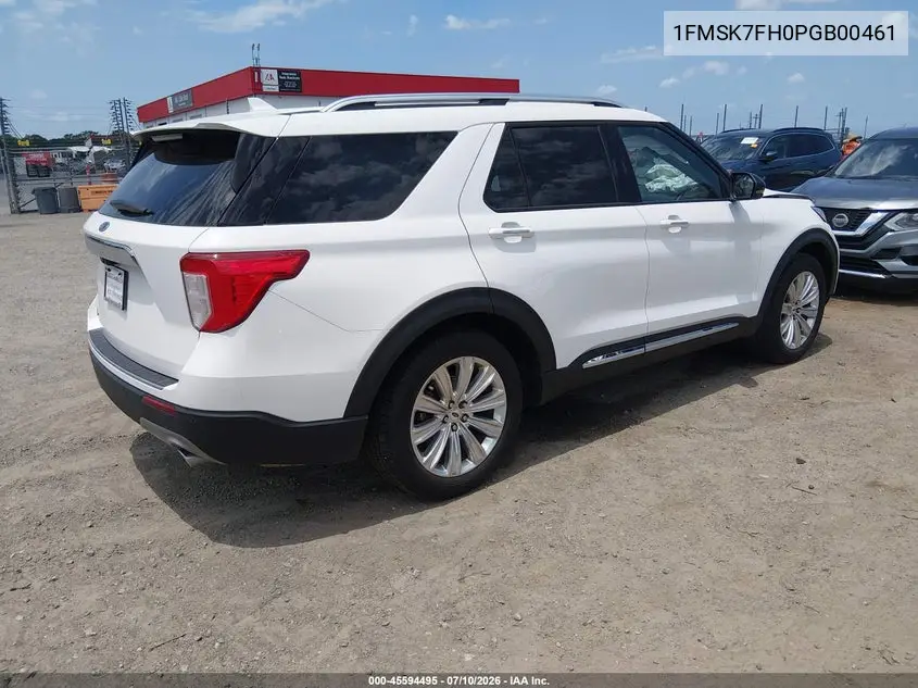 2023 Ford Explorer Limited VIN: 1FMSK7FH0PGB00461 Lot: 45594495