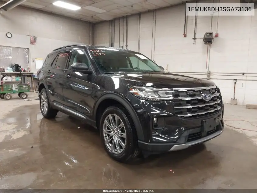 1FMUK8DH3SGA73136 2025 Ford Explorer Active