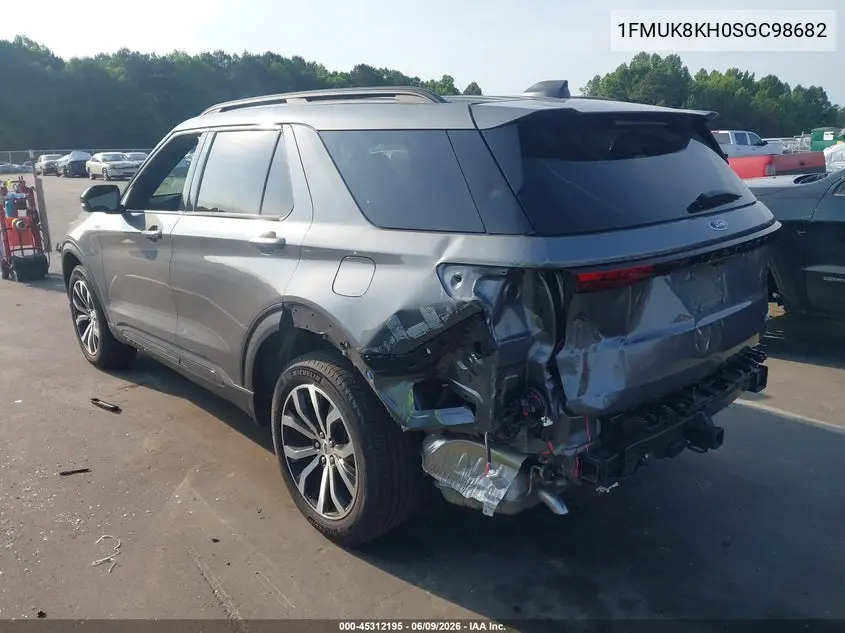 2025 Ford Explorer St-Line VIN: 1FMUK8KH0SGC98682 Lot: 45312195