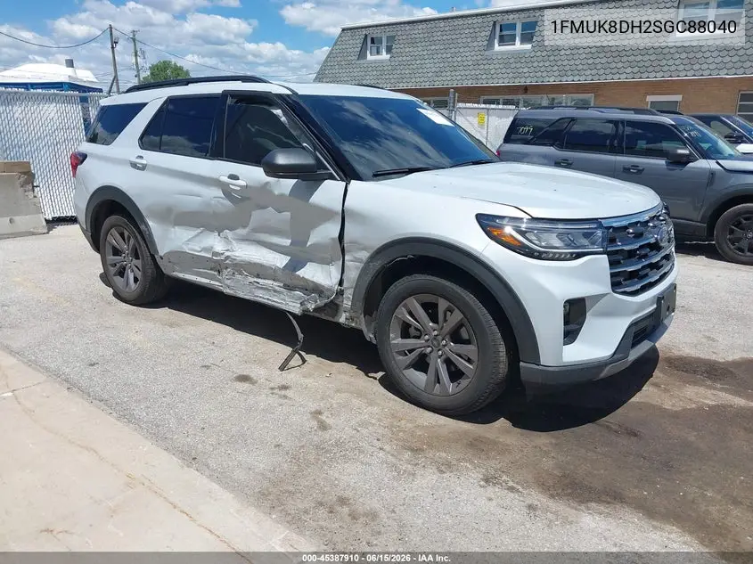 2025 Ford Explorer Active VIN: 1FMUK8DH2SGC88040 Lot: 45387910