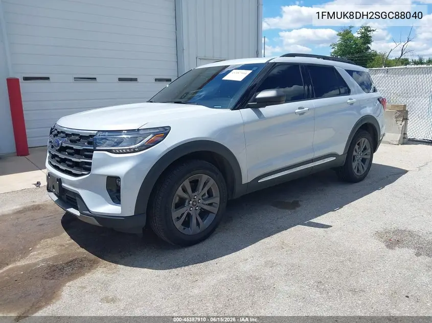 2025 Ford Explorer Active VIN: 1FMUK8DH2SGC88040 Lot: 45387910