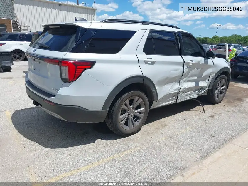 2025 Ford Explorer Active VIN: 1FMUK8DH2SGC88040 Lot: 45387910