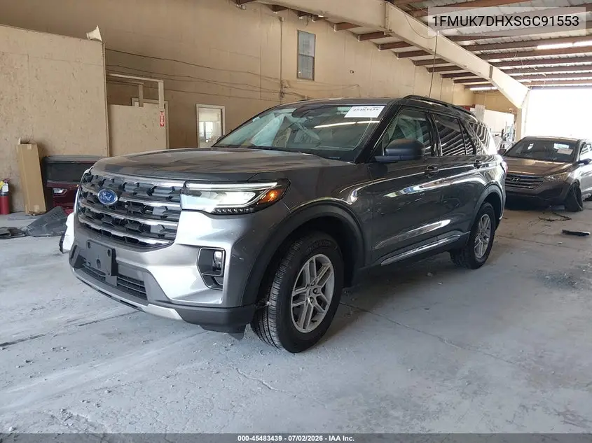 2025 Ford Explorer Active VIN: 1FMUK7DHXSGC91553 Lot: 45483439