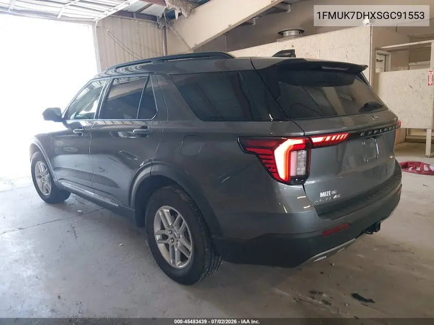 2025 Ford Explorer Active VIN: 1FMUK7DHXSGC91553 Lot: 45483439