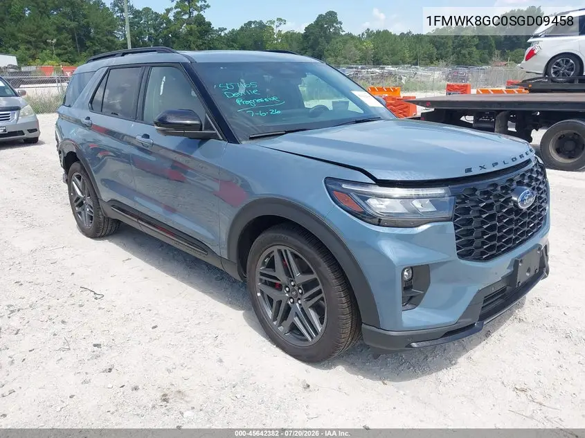 2025 Ford Explorer St VIN: 1FMWK8GC0SGD09458 Lot: 45642382