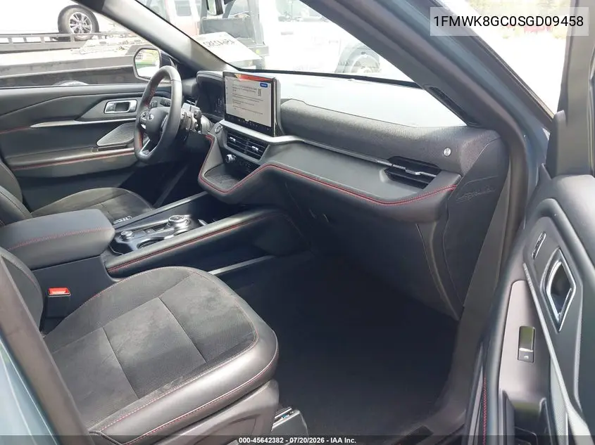 2025 Ford Explorer St VIN: 1FMWK8GC0SGD09458 Lot: 45642382
