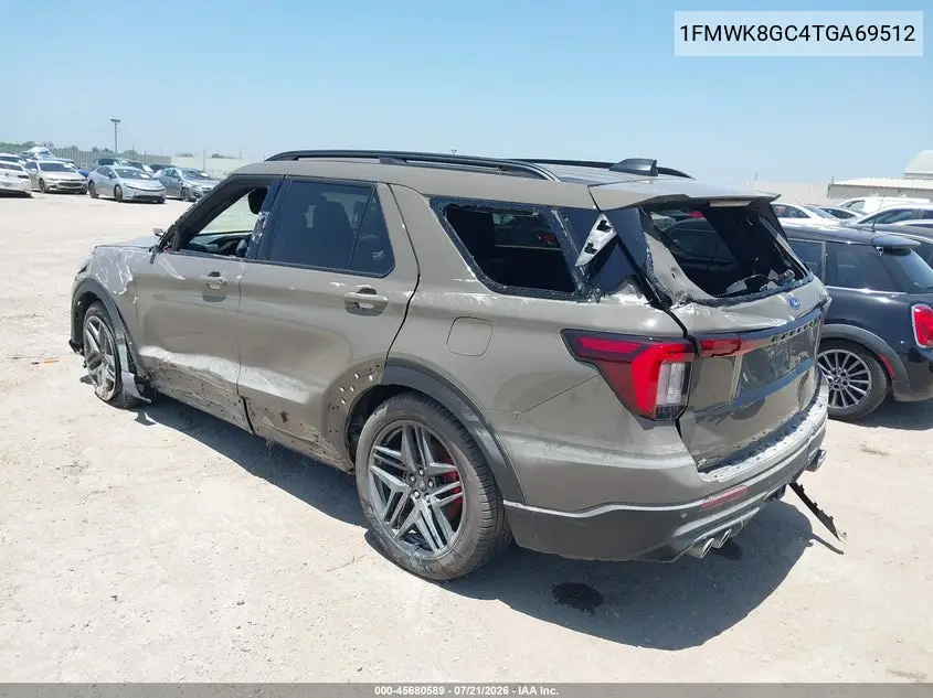 2026 Ford Explorer St VIN: 1FMWK8GC4TGA69512 Lot: 45680589