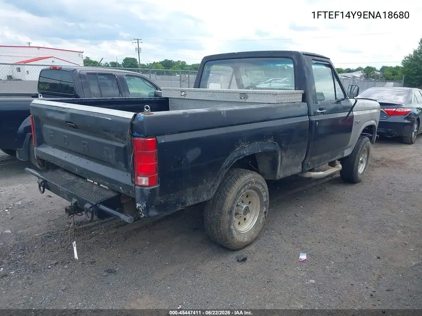 1984 Ford F150 VIN: 1FTEF14Y9ENA18680 Lot: 45447411