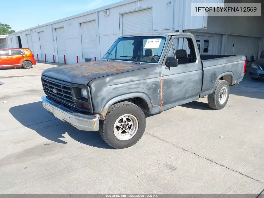 1985 Ford F150 VIN: 1FTCF15YXFNA12569 Lot: 45187799