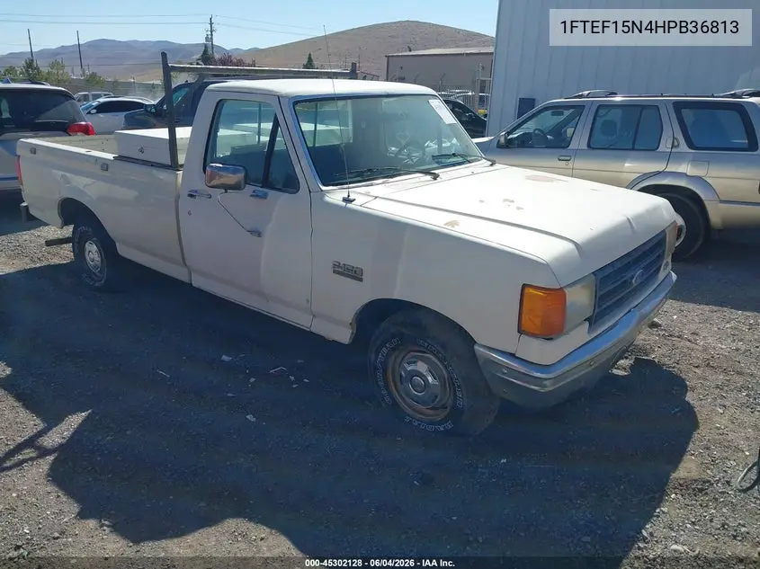 1987 Ford F150 VIN: 1FTEF15N4HPB36813 Lot: 45302128