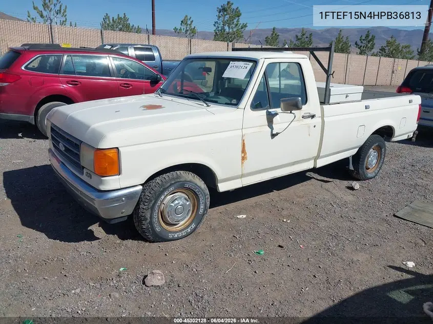 1987 Ford F150 VIN: 1FTEF15N4HPB36813 Lot: 45302128