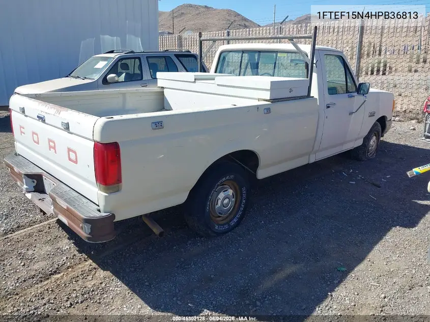 1987 Ford F150 VIN: 1FTEF15N4HPB36813 Lot: 45302128