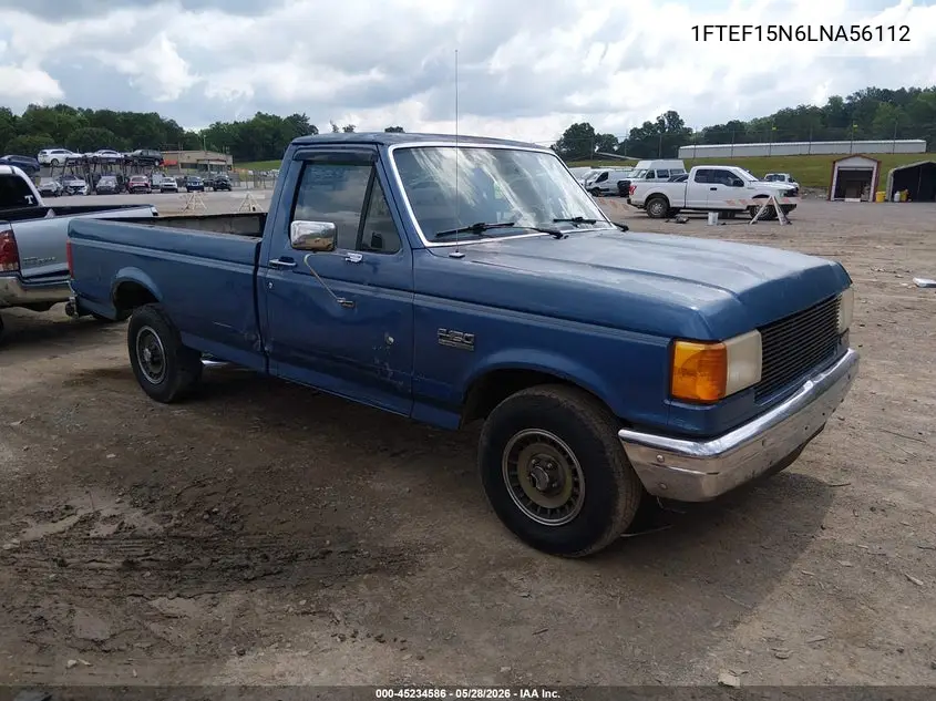 1990 Ford F150 VIN: 1FTEF15N6LNA56112 Lot: 45234586