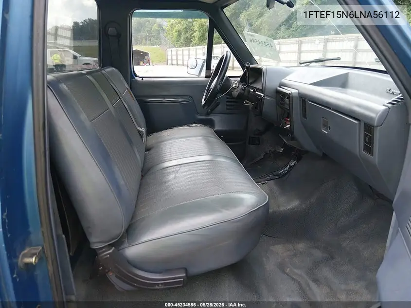 1990 Ford F150 VIN: 1FTEF15N6LNA56112 Lot: 45234586