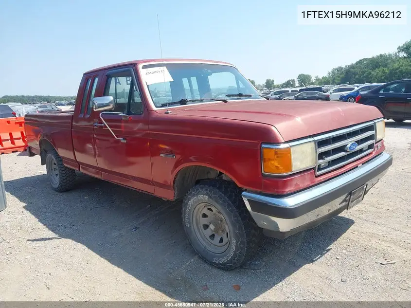 1991 Ford F150 VIN: 1FTEX15H9MKA96212 Lot: 45680947