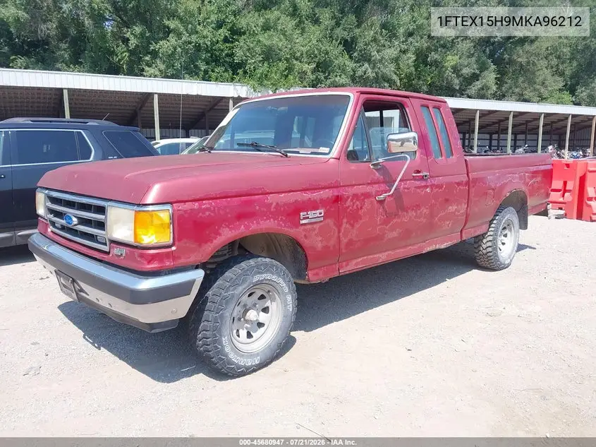 1991 Ford F150 VIN: 1FTEX15H9MKA96212 Lot: 45680947