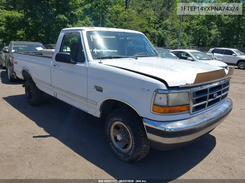 1993 Ford F150 VIN: 1FTEF14YXPNA74324 Lot: 45281177