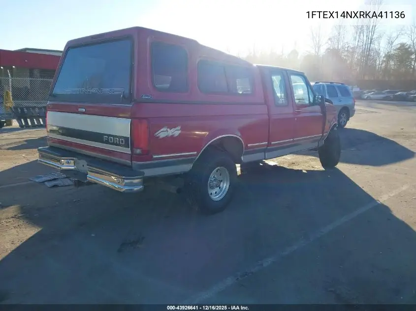 1FTEX14NXRKA41136 1994 Ford F150