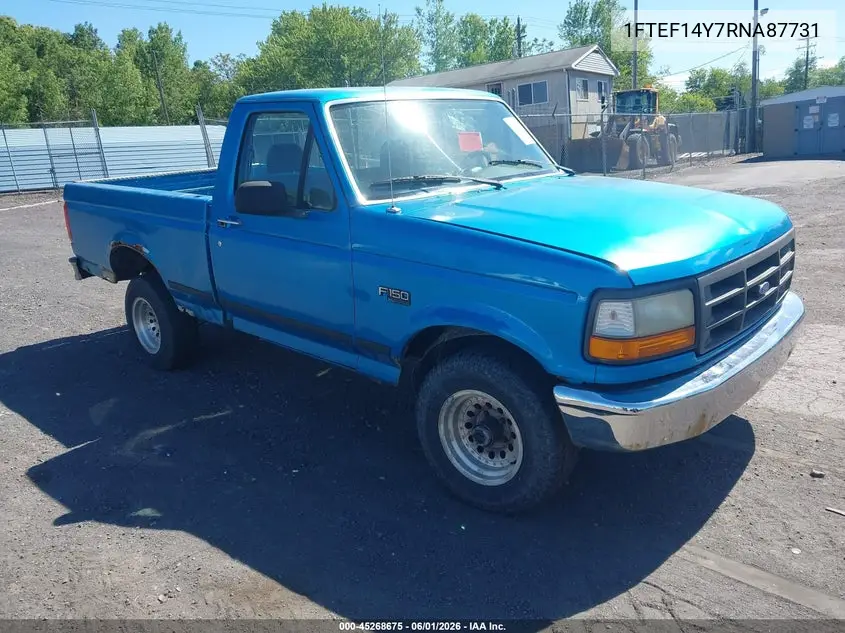 1994 Ford F150 VIN: 1FTEF14Y7RNA87731 Lot: 45268675