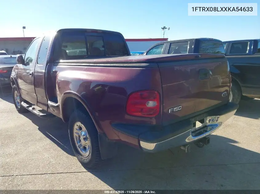 1FTRX08LXXKA54633 1999 Ford F-150 Lariat/Xl/Xlt