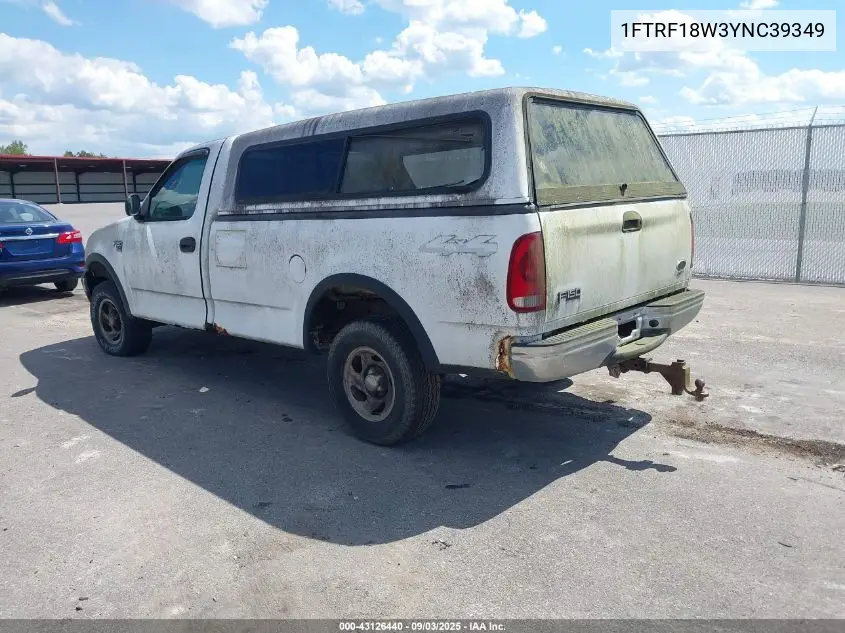 1FTRF18W3YNC39349 2000 Ford F-150 Work Series/Xl/Xlt