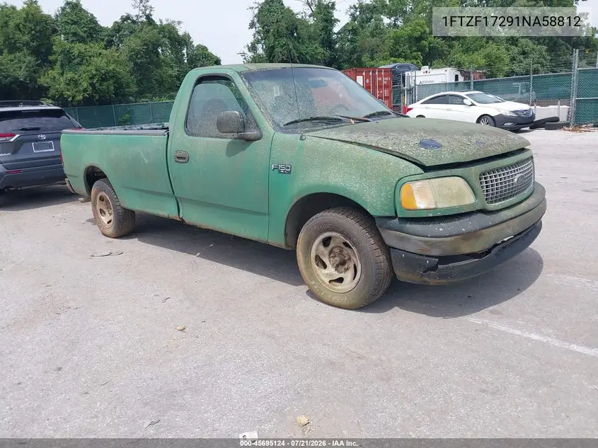 2001 Ford F-150 Xl/Xlt VIN: 1FTZF17291NA58812 Lot: 45695124