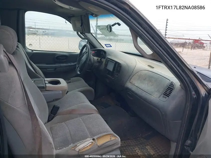 2002 Ford F-150 Lariat/Xl/Xlt VIN: 1FTRX17L82NA08586 Lot: 45255564