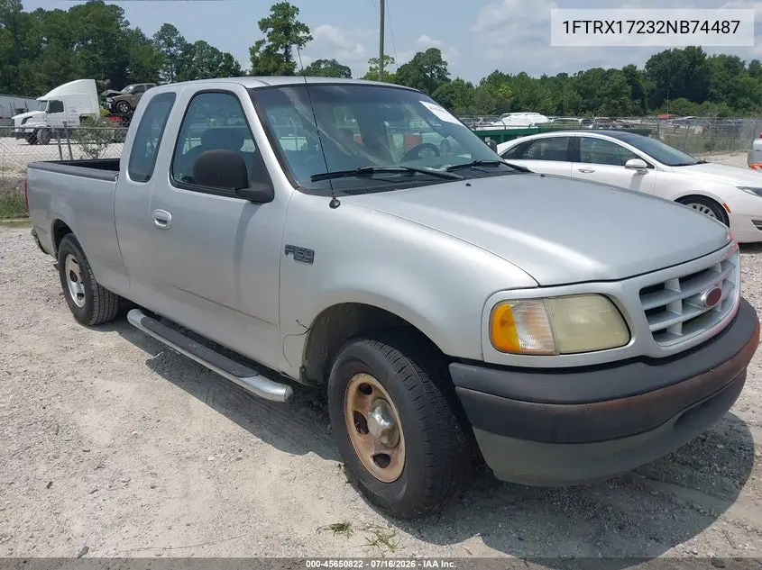 2002 Ford F-150 Xl/Xlt VIN: 1FTRX17232NB74487 Lot: 45650822