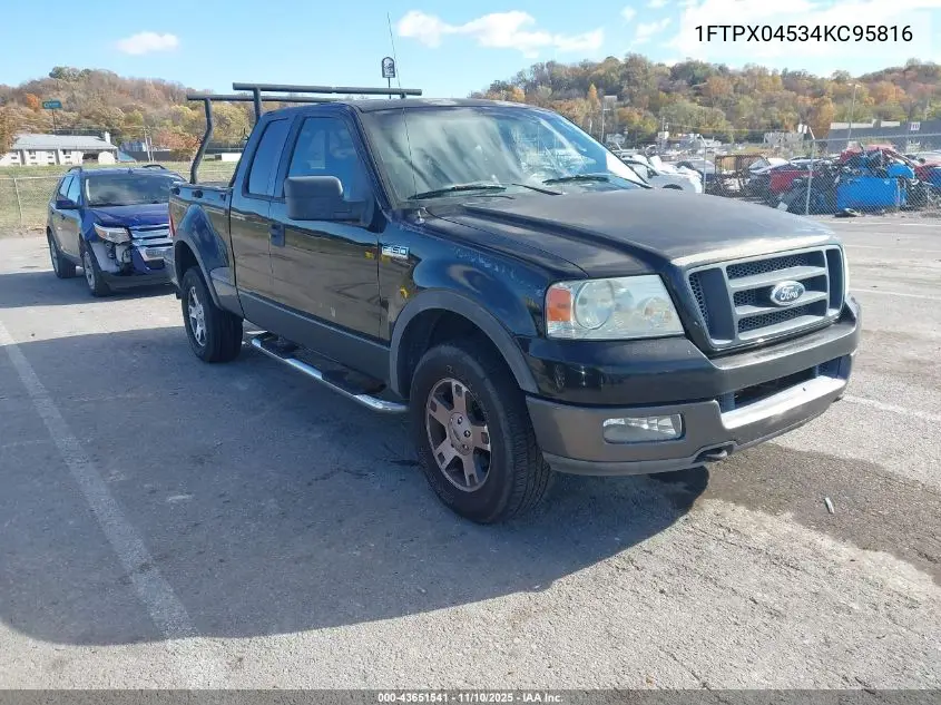 1FTPX04534KC95816 2004 Ford F-150 Fx4/Xlt