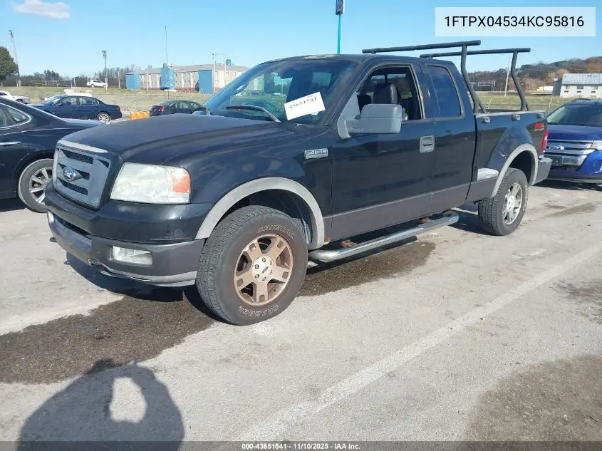 1FTPX04534KC95816 2004 Ford F-150 Fx4/Xlt