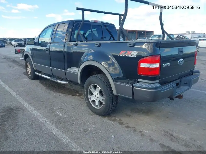 1FTPX04534KC95816 2004 Ford F-150 Fx4/Xlt