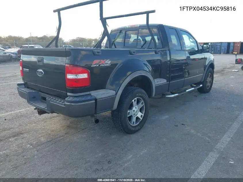 1FTPX04534KC95816 2004 Ford F-150 Fx4/Xlt