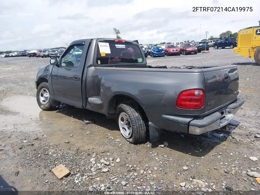 2004 Ford F-150 Heritage Xl/Xlt VIN: 2FTRF07214CA19975 Lot: 45638606