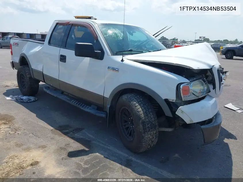 2004 Ford F-150 Fx4/Lariat/Xl/Xlt VIN: 1FTPX14534NB53504 Lot: 45683329