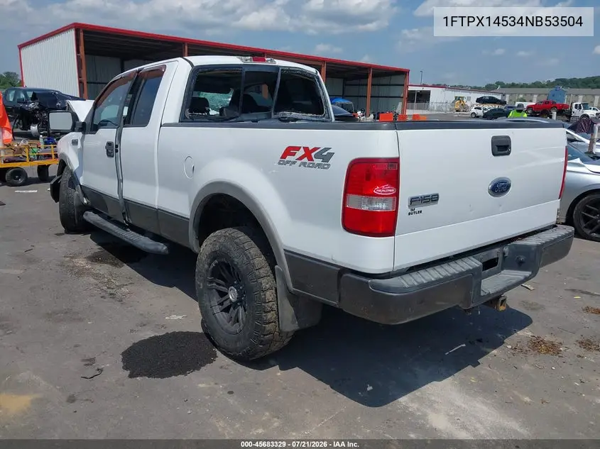 2004 Ford F-150 Fx4/Lariat/Xl/Xlt VIN: 1FTPX14534NB53504 Lot: 45683329