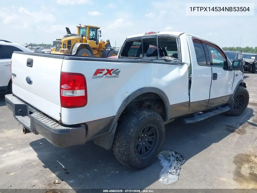2004 Ford F-150 Fx4/Lariat/Xl/Xlt VIN: 1FTPX14534NB53504 Lot: 45683329
